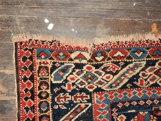 LOVELY OLD CAUCASIAN RUG - 42 X 60 INCHES - ALL NATURAL DYES - GOOD PILE - GOOD SIDES- ENDS NEED WORK

PRICE - NOW EBAY        