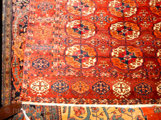 TEKKE MAIN CARPET WITH  FULL PILE - A BEAUTIFUL WEAVING - 7 X 8 FT SIZE - $3000              