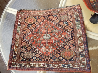 FINE AND LOVELY SILK WEFTED QASHQAI BAGFACE IN GOOD CONDITION - $ 800                    