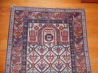 SHIRVAN PRAYER RUG - FROM BOYLSTONASSOCIATES@GMAIL.COM-UNTOUCHED EXCELLENT+ CONDITION- FINE GREEN TREES IN THE HANDS -



FROM MY OWN HOME- 40 X 70 INCHES - ALL GOOD DYES 
      