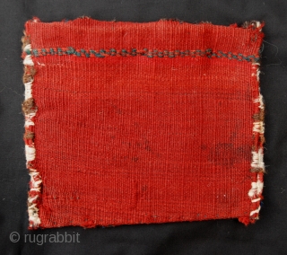 A charming little 19th century chanteh of the Luri-Bakhtiari tribes in excellent condition with original plainweave back. 30cm x 26cm (12" x 10").          
