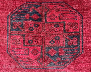 SUMMER SALE time and first offer from my website is a lovely red Daulautabad Afghan rug 2.13m x 1.23m (7' x 4') in excellent condition and dating to the early 20th century.
Price  ...