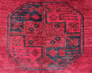 SUMMER SALE time and first offer from my website is a lovely red Daulautabad Afghan rug 2.13m x 1.23m (7' x 4') in excellent condition and dating to the early 20th century.
Price  ...