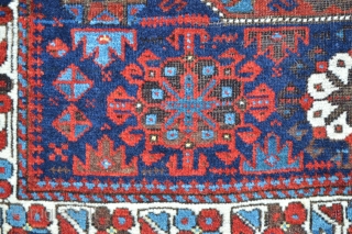 Large Timuri bag-face - wonderful saturated natural colours.
                         