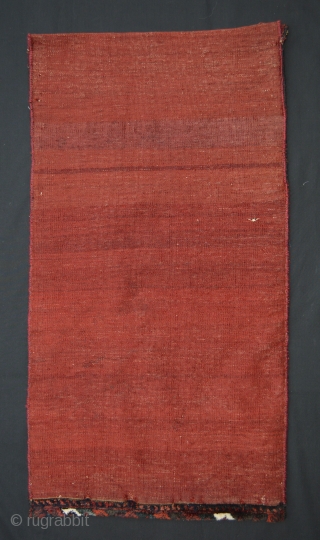 Baluch Balisht (pillow-bag), Mushwanni tribes, south-east Persia.
Complete with red plain-weave back and in good pile all over bar a couple of tiny re-weaves.          