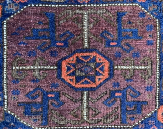 Timuri saddlebag-face in good overall condition.                           