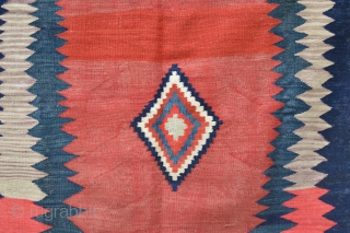 Afshar Flour Soffreh with wonderful movement of design - 1.32m (4' 4") square.                    