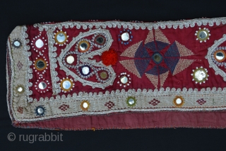 Rare embroidered Baluchi rifle-cover in very good condition.                         