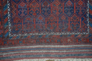 Although not in the best of condition, this lovely Timuri prayer-rug is complete with good natural colours but in need of a good wash. A very nice early example - 1.24m x  ...