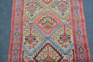 SOLD Antique Persian Hamadan Shirishâbâd Rug

Circa-1930 hand-knotted rug with natural vegetal dyes and a floral lattice design.  Cecil Edwards, in his classic book “The Persian Carpet, shows a Kurdish rug from  ...