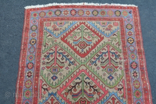 SOLD Antique Persian Hamadan Shirishâbâd Rug

Circa-1930 hand-knotted rug with natural vegetal dyes and a floral lattice design.  Cecil Edwards, in his classic book “The Persian Carpet, shows a Kurdish rug from  ...