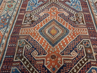 Anatolian karakeçeli carpet ower 100 years old 2.17x3.10 cm2                        