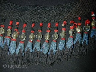 Collection of 4 Old Uzbek Silk Tassles.                          