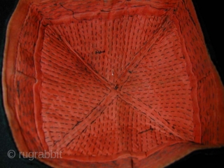 Tashkent Woman's Embroidered Skullcap. Mid-20th century or earlier.                         