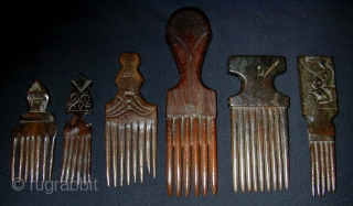 Collection of Wooden Combs. Island of Lombok, Indonesia. First quarter 20th c.                     