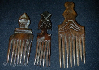 Collection of Wooden Combs. Island of Lombok, Indonesia. First quarter 20th c.                     