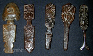 Collection of 22 Carved Wooden Single Candle Holders. Island of Lombok, Indonesia. First quarter 20th c. Sizes vary between 17 and 8 cms.          