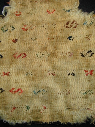 Kurdish Salt Bag. Late 19th c. 38 x 25 cms.                       