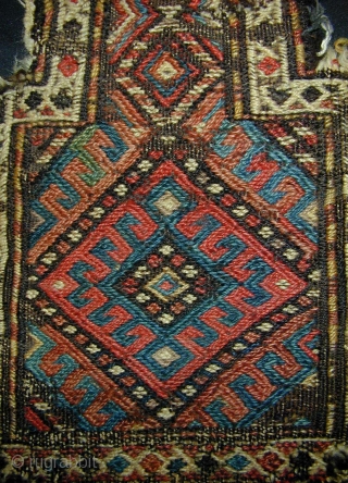 Kurdish Salt Bag. Late 19th c. 38 x 25 cms.                       