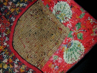 Tekke Turkmen Silk Embroidered Pouch. 25 x 20 cms. Very good condition.                     