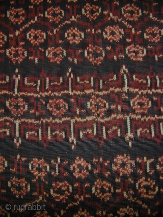 Flores Ritual Shoulder Cloth. Lio people, Island of Flores, Indonesia. Hand-spun cotton, ikat, natural colours. 144 x 57 cms.              