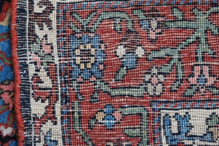 Ahtique Bidjar rug, early 20th c. 133 x 202 cm.                       