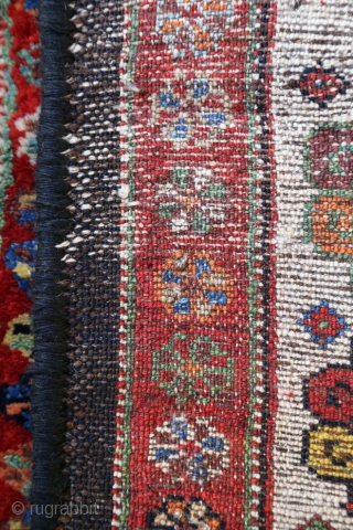 Antique Veramin (Varamin)runner bearing an exquisite palette of natural colours. All wool. Full pile, in near mint condition. 105 x 345 cm.           