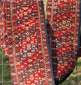 Turkmen Ersari kilim border fragment. Cm 23x270. Lovely weaving. Second half 19th century. In very good condition.
Please see also my other listings: http://rugrabbit.com/profile/580
          