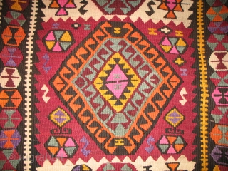 Kars area kilim, Eastern Anatolia, Turkey, cm 430x150, beautiful, long piece, early 20th century, in good condition - Gallery clearance. Please email carlokocman@gmail.com
          