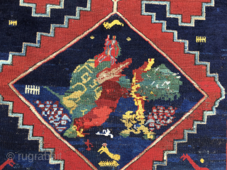 Karabagh rug, cm 235x118, ft 7.7x3.8, early 20th century or older, lovely pattern, great dyes, some old restorations, in good conditions. 
Available emailing to carlokocman@gmail.com

        