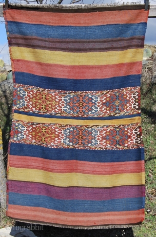 Malatya open cuval. Eastern Anatolia. Cm 100x162. Great natural saturated colors. Good age, good condition.                  