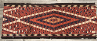 Turkmen Yomud/Yomut tent/yurt band piece. Cm 35x93. Most probably early 20th century. A very nice decorative tribal art item. Please email carlokocman@gmail.com           