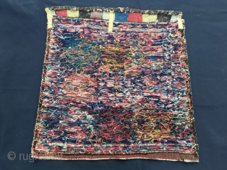 Beautiful Shahsavan sumack bag face. Cm 54x52. Second half 19th c. Long years in an Italian collection. Great saturated colors. In good condition. Wanna see more Shahsavan bags & other good stuff?  ...