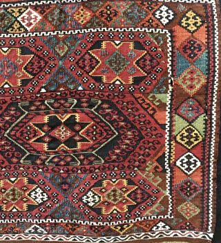 Sinanli tribal wonder bag❤️❤️❤️ Stars & Colors at best! Malatya/Sinanli big heybe/saddle bag face. Cm 80x90 ca. Second half 19th century. This is work of the Sinanli tribe who were part of  ...