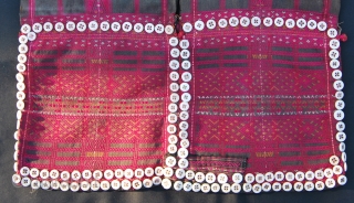 Asho woman tunic called "laytu kengkrang". The Asho are a sub tribe of the bigger tribal group of Chin, Burma. Early to mid 20th century. Good condition. In the first pic an  ...