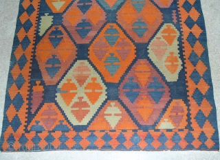 Ardebil kilim wide runner.  Cm 137x423 ir ft 4.5x13.6 ca. Early 20th century. Good condition, minor wear. Not expensive.             