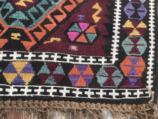 Kars area kilim, Eastern Anatolia, Turkey, cm 430x150, beautiful, long piece, early 20th century, in good condition. Clearance of big sizes: this is one of the many pieces that must go.  
