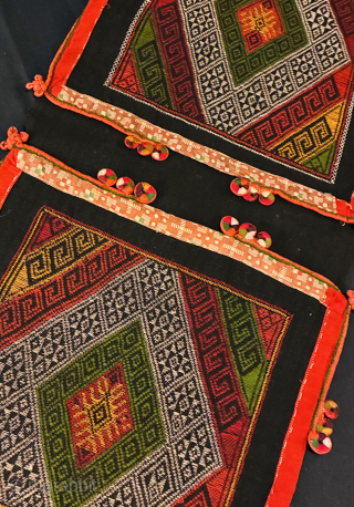 Northern Vietnam Tai Dam scarf

This Girl is from the Tai Dam tribal group in Northern Vietnam and is wearing the traditional “hat” called Pieu scarf. It is made in cotton dyed black  ...