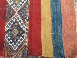 East Anatolian gorgeous storage bag/cuval. Great piece, antique, super colors, still highly enjoyable. Pls ask for more pics & infos.             