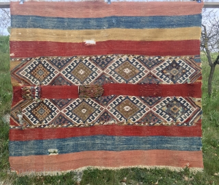 East Anatolian gorgeous storage bag/cuval. Great piece, antique, super colors, still highly enjoyable. Pls ask for more pics & infos.             