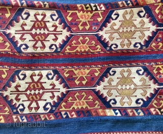 Wonderful Anatolian cuval. One of the best I ever enjoyed. Most probably from Konya area, Karapinar? Hotamis? Awesome pattern, wonderful natural colors, great spacing, lovely graphics, mint condition. More infos on request  ...