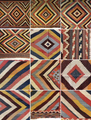 An eye candy and/or eye dazzler from old Persia, Fars region

Qashqai group, Darreshuri tribe

Colorful kilim/gelim cm 155x320
100 to 120 years of age
Fantastic natural colors
Right now under professional caring by a talented restorer  ...