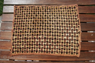 Shoowa tribe - Bakuba region - Congo - Raffia velvet textile  - early 20th century (or probably later) - pure primitivism - cm 55x40 - a lovely piece - no, it's  ...