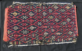 Malatya wool/metal thread dowry bag/yastik. Cm 52x86. Early 20th century. 
See more pics on fb: https://www.facebook.com/media/set/?set=a.10151682951209258.1073741853.358259864257&type=3
Pls see also my other posts on RR: http://rugrabbit.com/profile/580
         