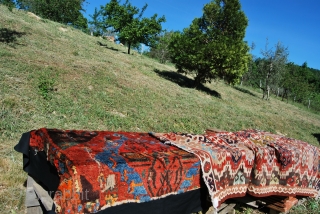 Balkan vintage kilim. Cm 140x284. Cotton & wool. Good condition. Not expensive.                     