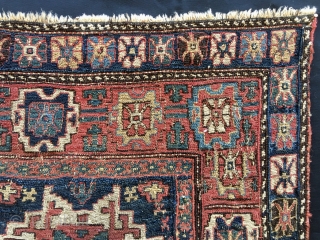 Top Shahsavan Lesghi Star❤️ Sumack bag face
Cm 52x54. Mid 19th century.
Rich, primitive weaving, beautiful saturated natural dyes. 
In good condition, no restorations, no holes, no painting.
Already part of different American & European  ...