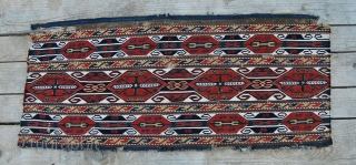 Karabagh kilim mafrash panel. Early 20th century. Cm 50x100 ca. Good condition.
See more pics on fb: https://www.facebook.com/media/set/?set=a.10151690333839258.1073741856.358259864257&type=3
Or  on Picasa: https://picasaweb.google.com/102077108999072625754/KARABAGHKILIMMAFRSHSIDEPANEL?noredirect=1
P.S. last pic is another story, but this time we have a  ...