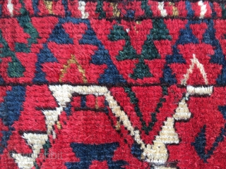 Turkman Ersari rug fragment. Cm 33x183. Imho first half 19th c. Fantastic colors. It has got a kind of Salorish flavour......isn't it?!

           