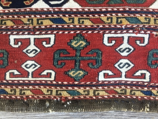 Sumack mafrash long panel. Caucasian, most likely Karabagh. Cm 40x120 ca. Good age, 1880 ca. Wonderful colors, great pattern. On the whole in a good condition. One of the nicest I had. 