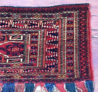 Tekke mafrash. Cm 31x121. Last q 19th/1st q 20th century. Complete with fringes and in good condition. Very nice and precise drawing. See the rich details. --- I recently decided to stop  ...